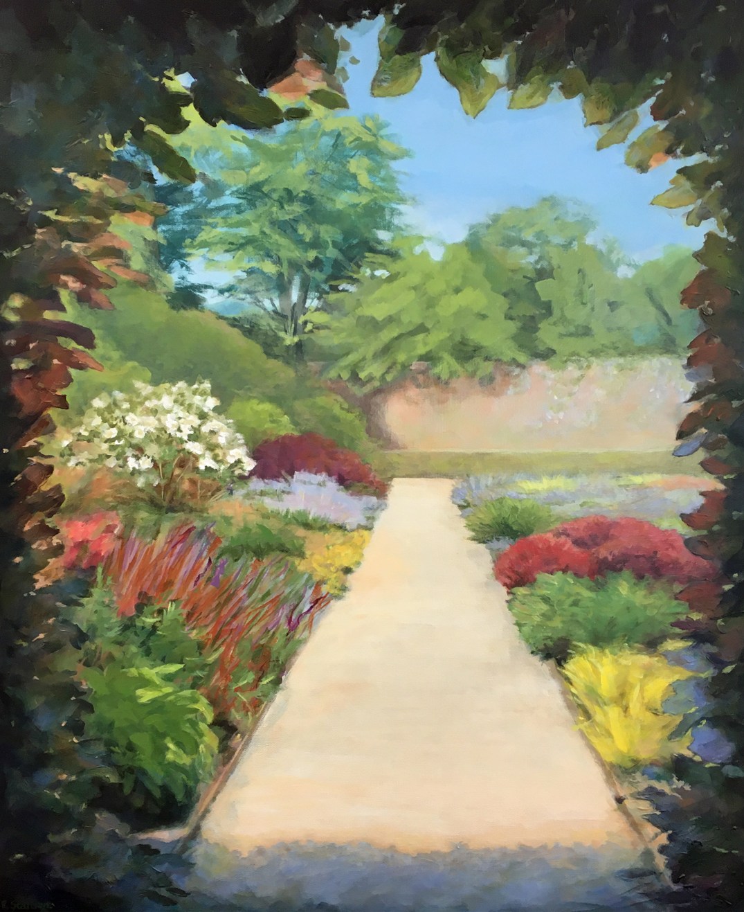 StantonRuth_Beyond The Ivy Archway_Acrylic_30x24