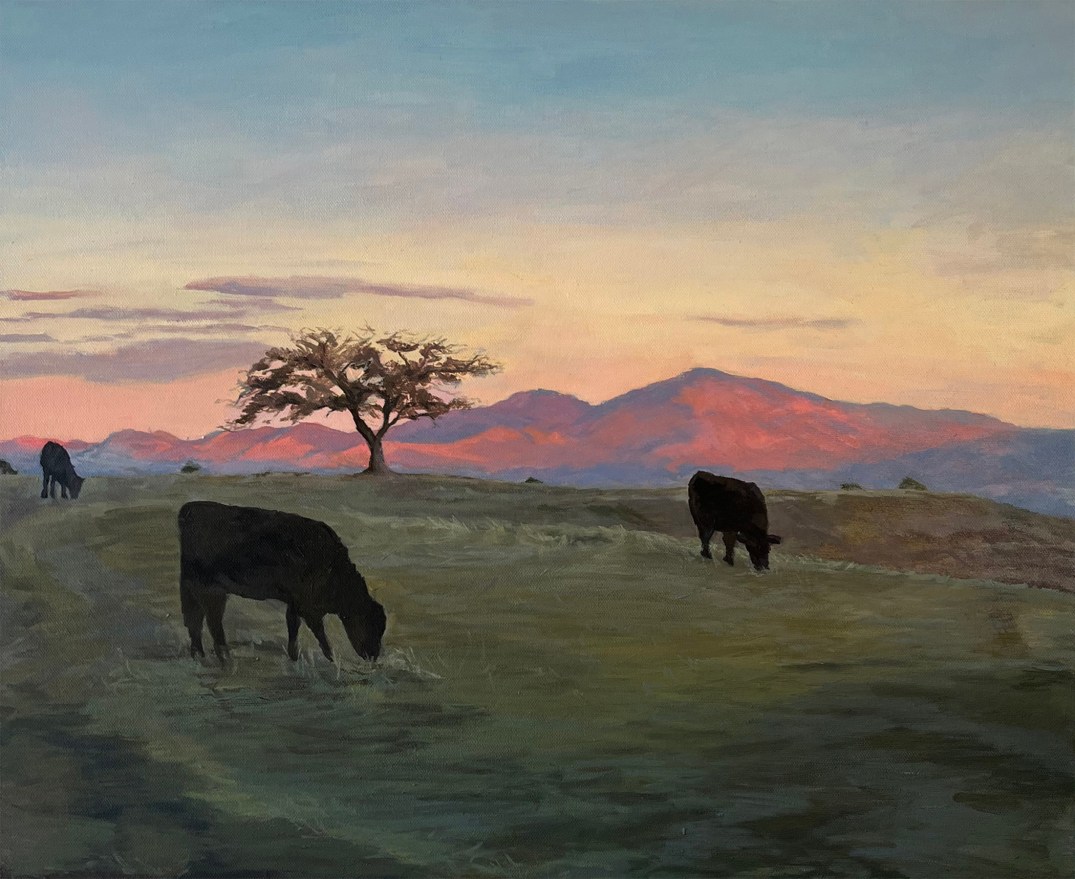 StantonRuth_Sunset on Mt. Diablo_Acrylic_20x24